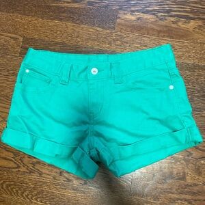 Women's Green Shorts
